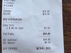 账单-Fergburger(皇后镇店)