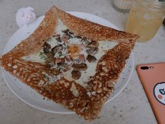 鸡蛋蘑菇熏肉荞麦可丽饼-RAC BAR(安福路店)