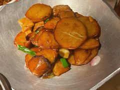 小锅土豆片-绿茶餐厅(朝阳大悦城店)