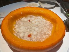 南瓜酒酿小圆子-玫瑰厅上海菜(兴国路店)