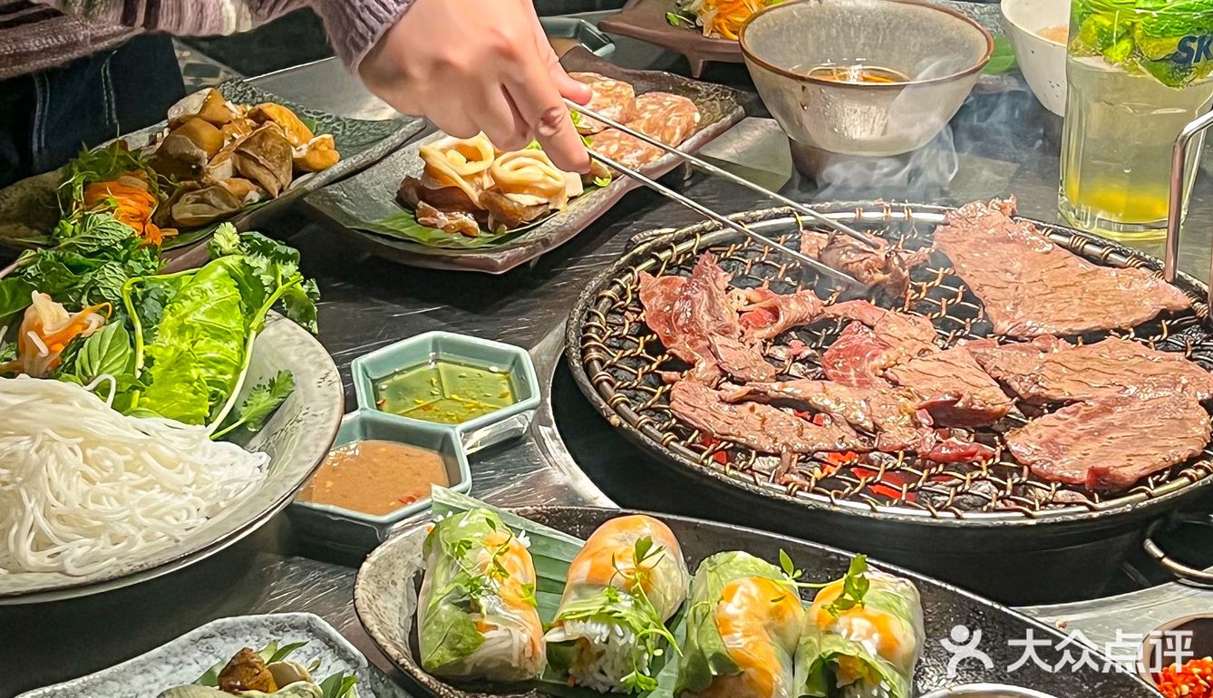 上海超正宗的越南烤肉！！不吃一定会后悔啊啊！