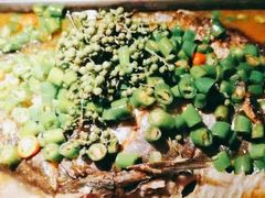 鲜青椒烤鱼-探鱼·鲜青椒爽麻烤鱼(中山大信新都汇店)
