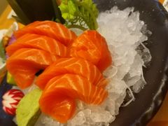 三文鱼刺身-水之惠鲜鱼料理(王府大街店)