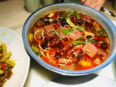 海鲜毛血旺-绿茶餐厅(西单老佛爷店)