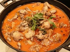 自制泡菜牛蛙锅-付掌柜在成都·热炒砂锅集(金禾店)