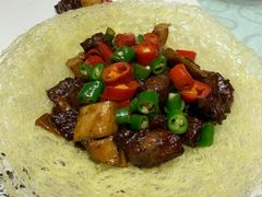 黑椒牛仔粒-阿英煲.煲烧江南菜(凉城路店)