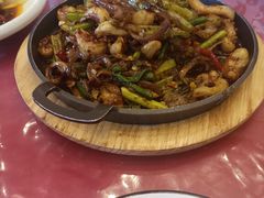 铁板鱿鱼须-侬佳蒸菜馆(听潮店)