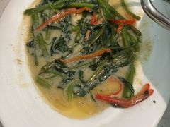 椒丝腐乳炒空心菜-肥仔文澳门猪骨煲(南京西路店)