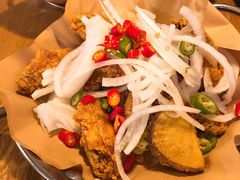 炸鸡翅一半一半-富乐满韩国正宗炸鸡韩国料理(虹泉路店)