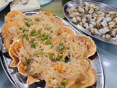 蒜蓉粉丝蒸扇贝-红月湾海鲜饭店•沙滩海景(双月湾店)