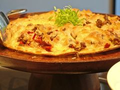小炒黄牛肉薄饼pizza-上座云间·青年赣菜(绿茵店)