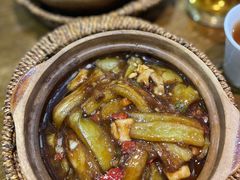 咸鱼鸡粒茄子煲-熠盛粤味(永康路店)