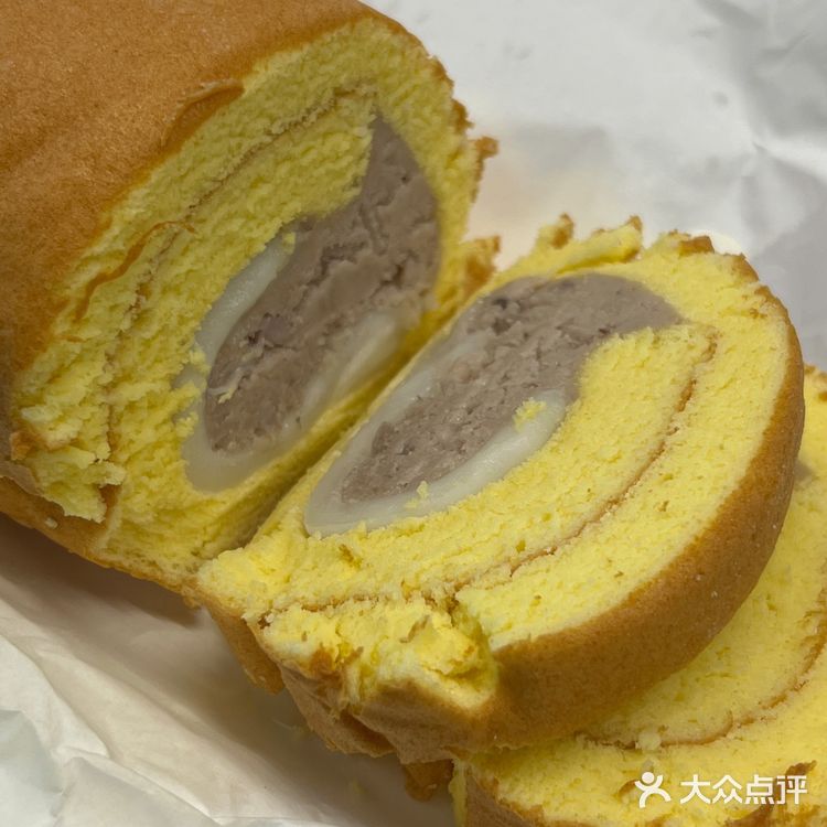 名不虚传的芋泥奶冻卷！