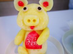 祈福猪慕斯蛋糕-蒲公英(象山北路店)