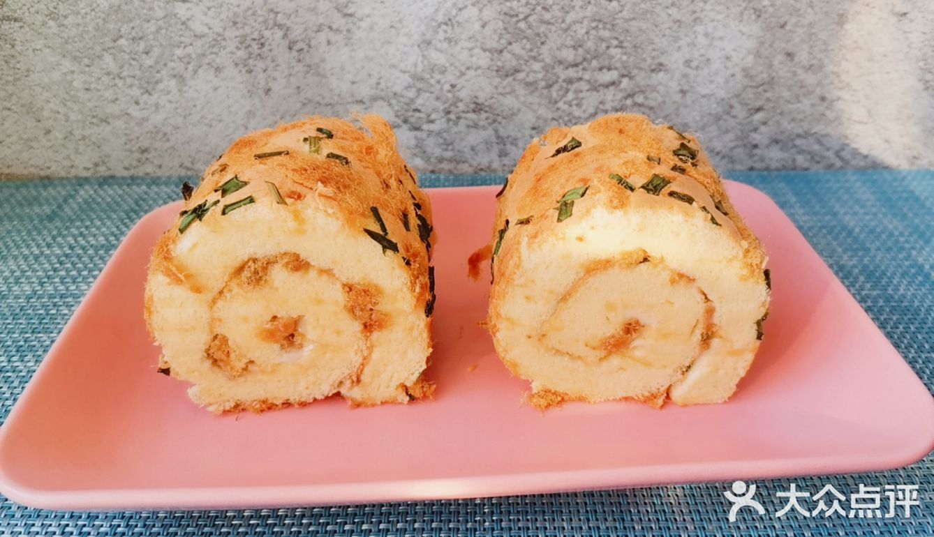 香葱肉松蛋糕卷