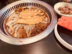 一米长盘猪五花-犟牛家·榴莲烤肉(五棵松店)