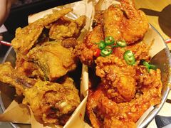 炸鸡翅一半一半-富乐满韩国正宗炸鸡韩国料理(虹泉路店)