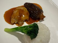 酿烧羊肚菌鮰鱼肚配香米饭-Yan Ting 宴庭中餐厅(上海静安瑞吉酒店)