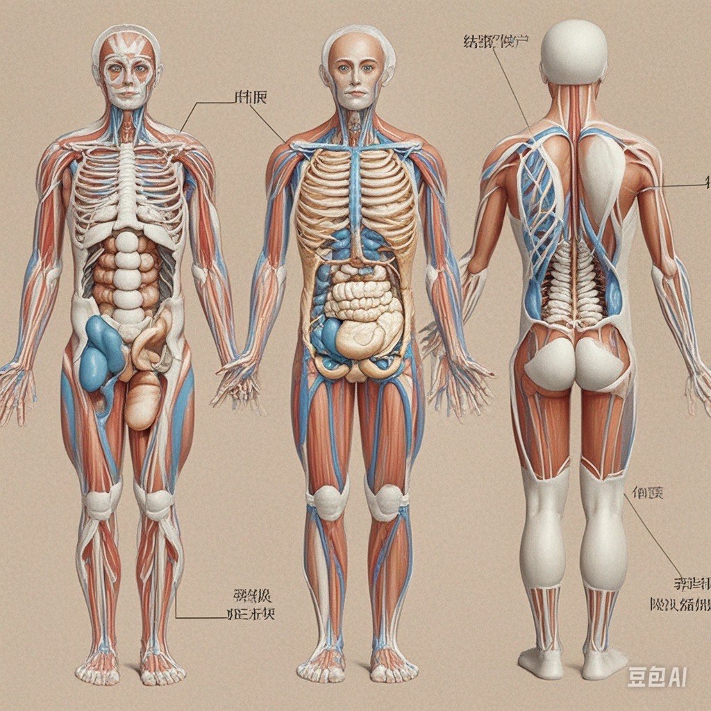 人体筋结位置图片