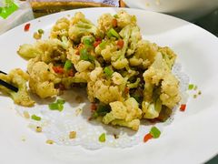 炸花菜-闻道食府烙饼卷带鱼(原车耳营店原大觉寺店)