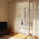 今日分享[礼花]装修时找了好久的白色木质折叠门，美吗？