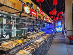 自助取餐区-渔民船说·北塘海鲜·天津菜·海肠捞饭(北塘古镇店)