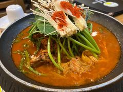 土豆排骨火锅-喇喇排骨火锅·传统韩式脊骨汤(望京西园总店)