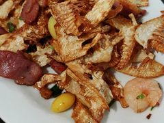 煎笋脯干贝炒虾仁-旧款宁波饭店(华敏世纪广场店)