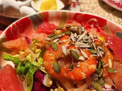 泰式风味罗望子虎虾柚子沙拉-弗兰克牛排西餐厅Ribone steak house(柠檬花园店)