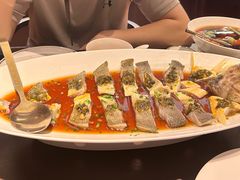 雪菜蒸舟山黄花鱼-甄御•海鲜新青岛菜(麦岛店)