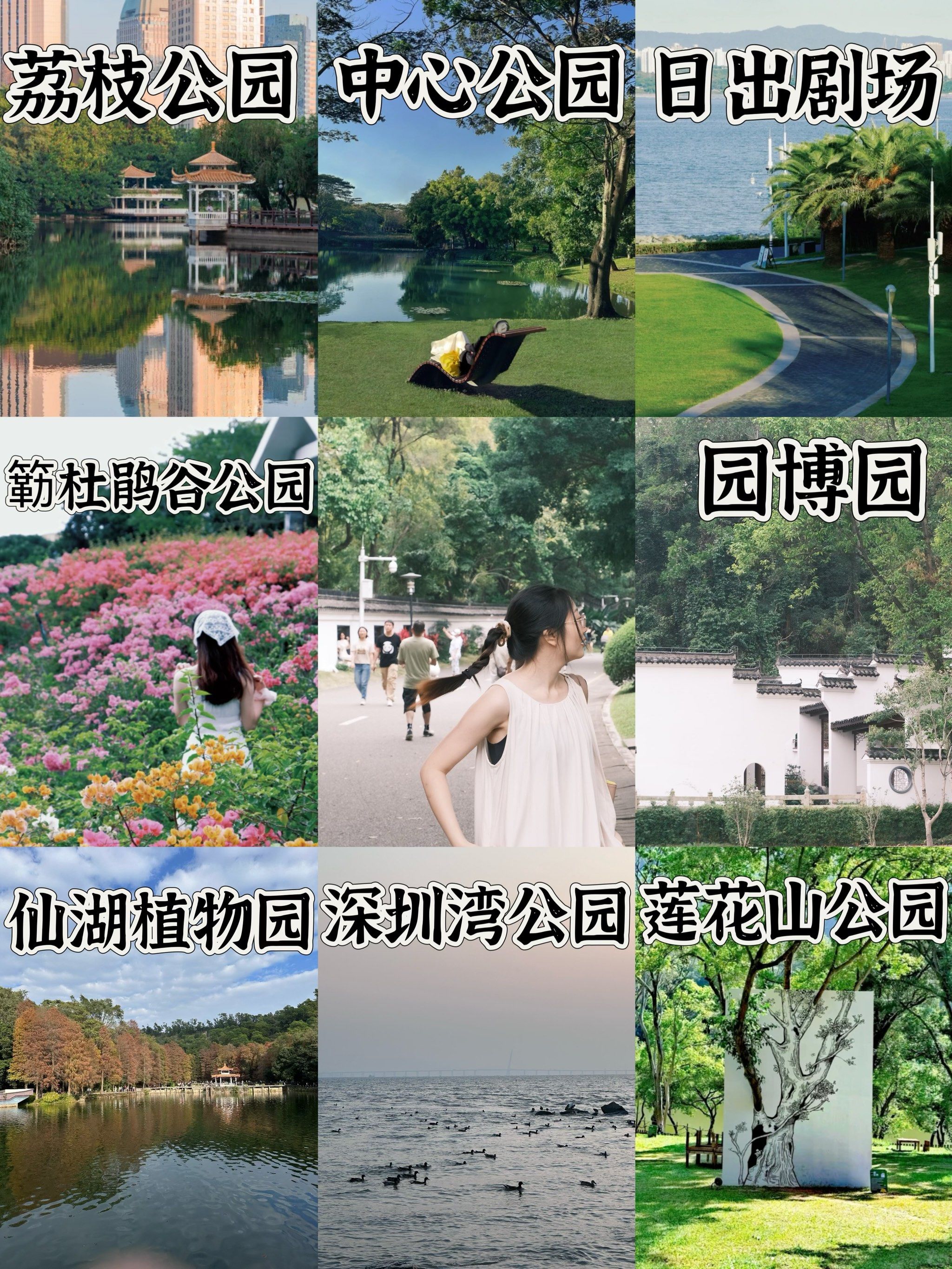 听说有人要来深圳逛公园?这8个公园推荐给你