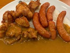 炸鸡块香肠咖喱饭-COCO壱番屋(北京平安国际金融中心店)