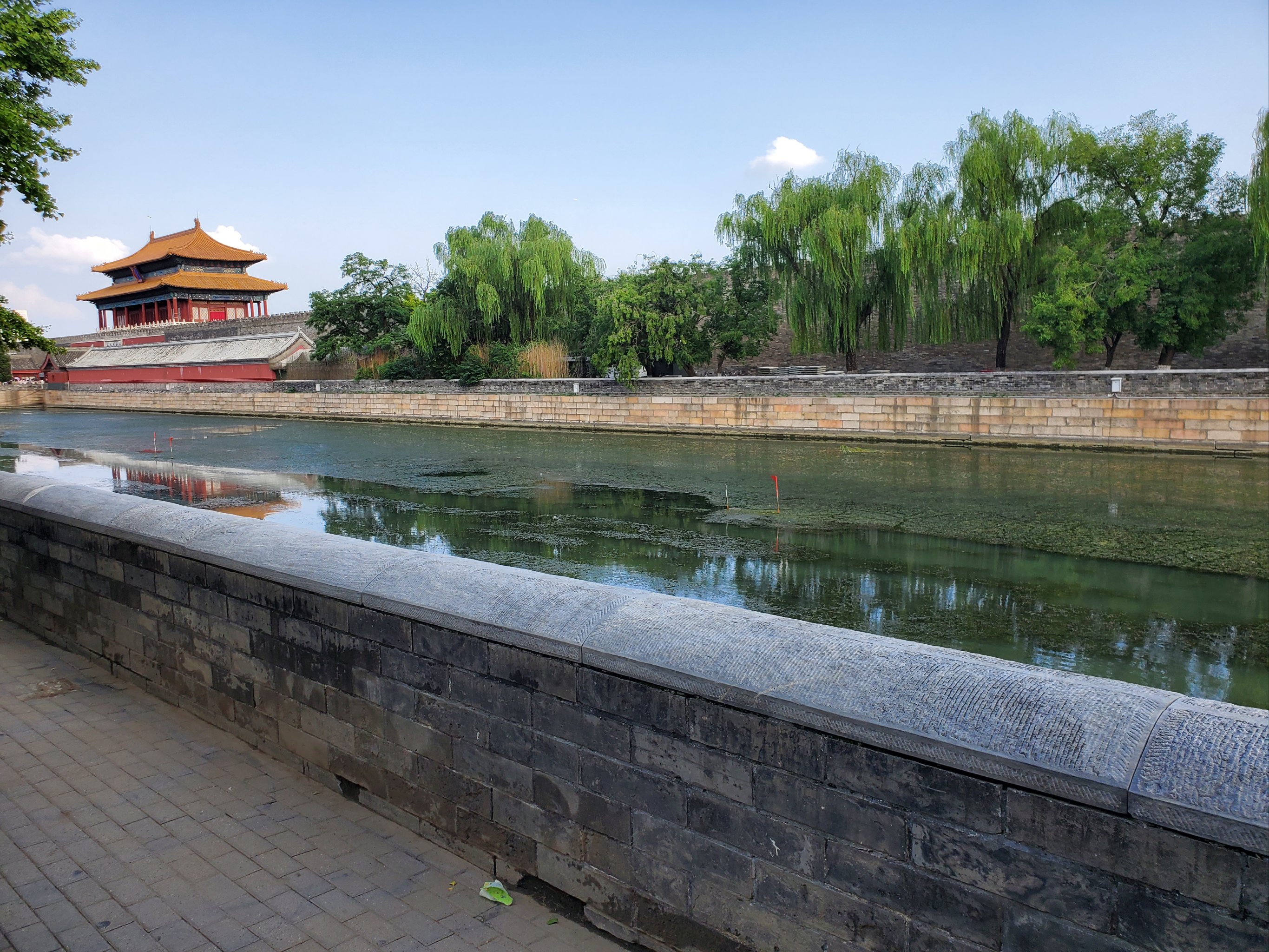 北京南护城河步道图片