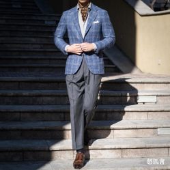 点击看大图 -怒马会 全麻衬西装高级定制