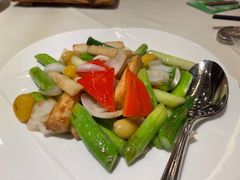 铁棍山药炒芦笋-利苑酒家(华熙国际店)