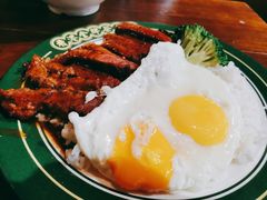 黑椒牛扒双蛋饭-肥韬茶餐厅(南山mini店)