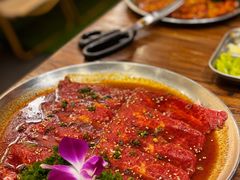 -明洞阿姨·韩式酱蟹烤肉·创意料理(三元桥店)