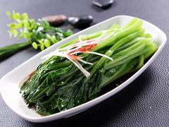 白灼菜心-花少爷·鲜虾干贝粥(延安万达店)