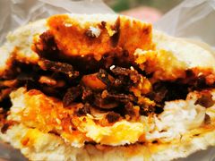 煎蛋-老马家马蓉蛋菜夹馍·腊牛肉夹馍(回民街店)