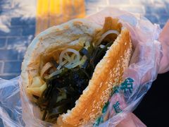 鸡蛋花干夹馍-三兄弟高炉烧饼