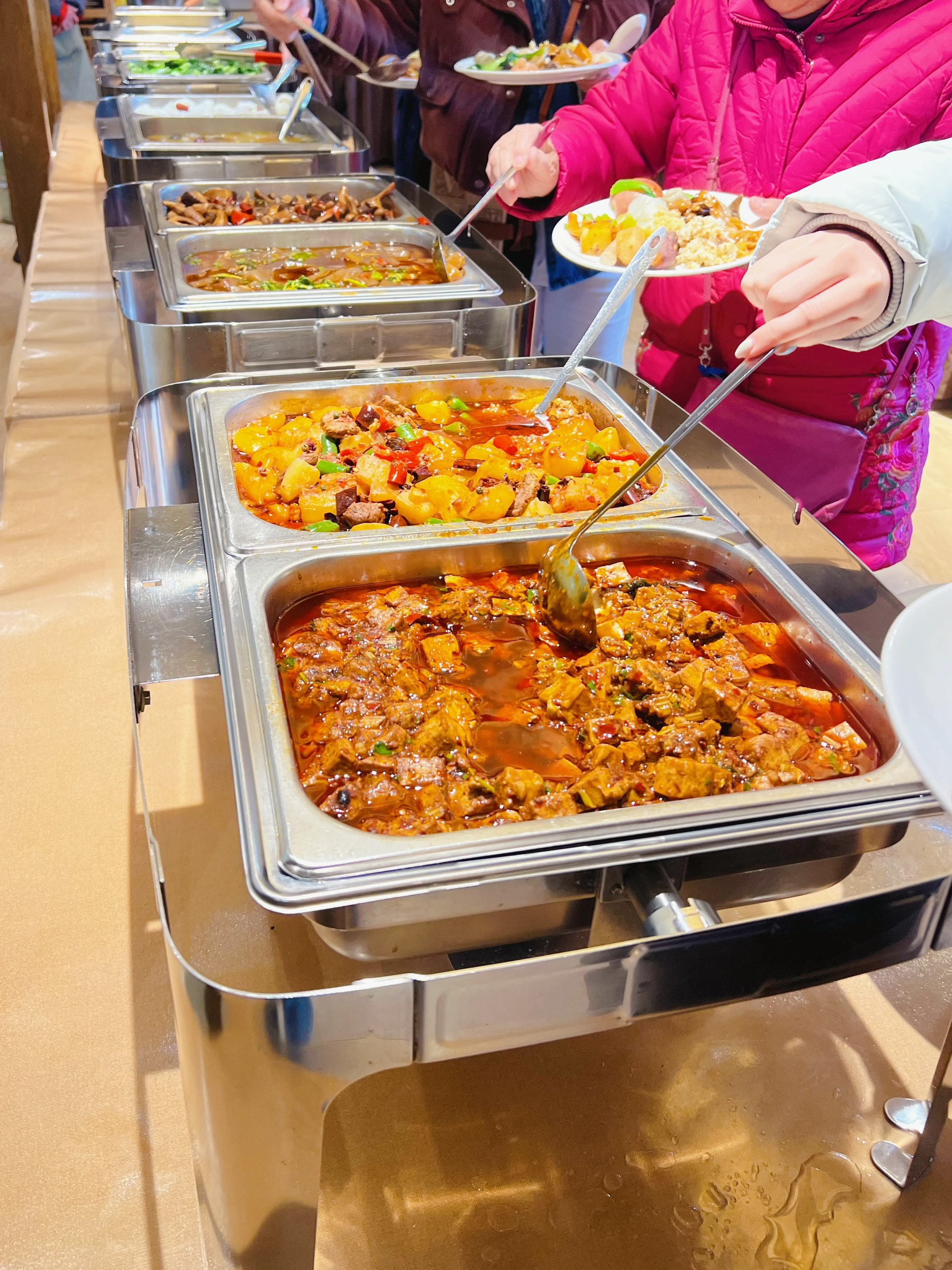 万达素食自助餐图片