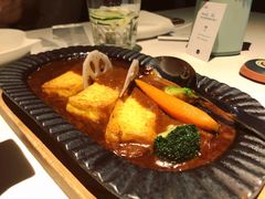肉汁铁板煎豆腐-梧桐