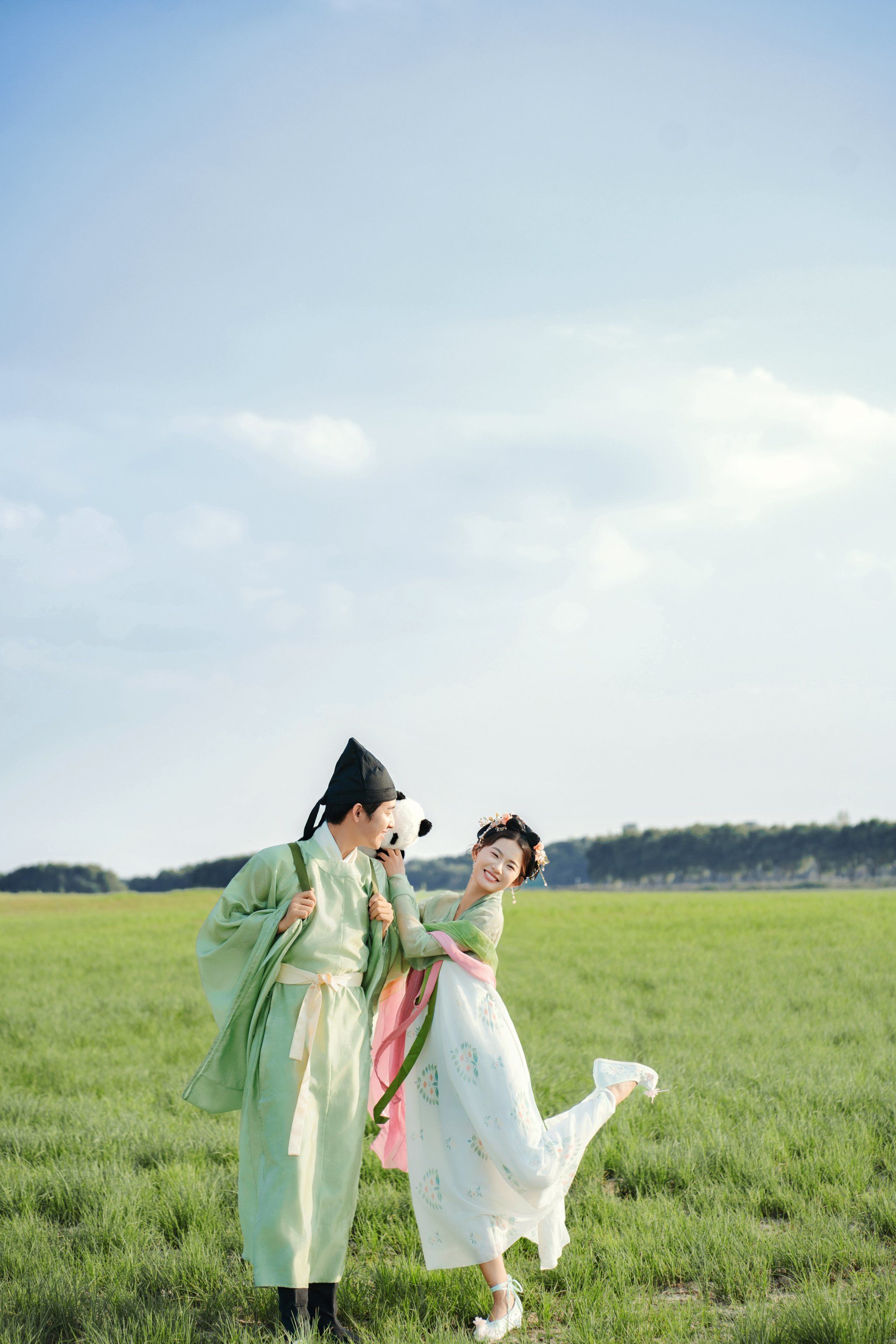 在武汉拍了超🔥同款【田耕纪】汉服婚纱照