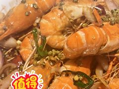 甜麻罗氏大虾-在老街·淮安大排档·甜麻干煸龙虾·烧烤(河下古镇店)