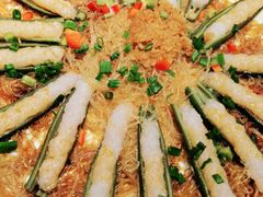 鲜虾酿秋葵-北平盛世·新京菜·北京烤鸭(劲松·双井店)