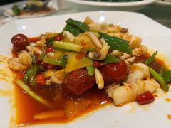 青椒鱿鱼-南庄酒家·海鲜粤菜·25年老字号(环城南路店)