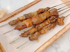 钢钎羊肉串-馬香远蘭州牛肉面(武汉群星城首店)