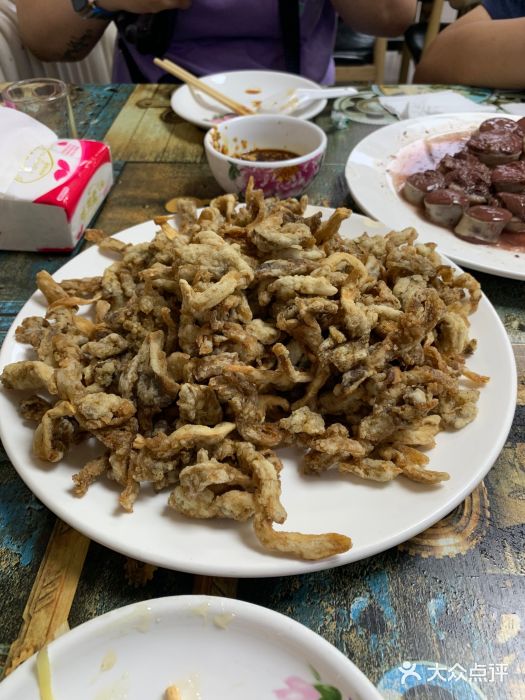东北老菜馆干炸鲜蘑图片