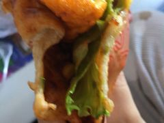 -小红车炸蛋葱油饼
