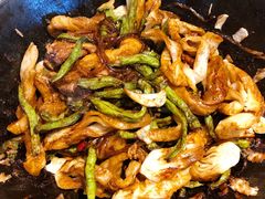 排骨豆角卷子-华盛园卷子王农家菜水库鱼
